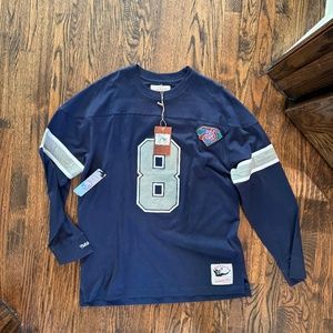 Mitchell and Ness - Dallas Cowboys Troy Aikman Dallas Cowboys Long Sleeve XL